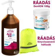 Vitar Veterinae Artivit szirup 1000 ml + Ráadás DentOn 100 g + Bag - Kutya izületvédő