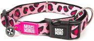 Max & Molly Smart ID obojok pre psov polosťahovací, Leopard Pink, veľkosť L - Obojok pre psa