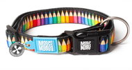 Max & Molly Smart ID Collar half-choke, Crayons, Size L - Dog Collar