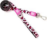 Max & Molly Short Leash, Leopard Pink, Size L - Lead