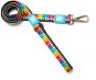 Max & Molly Short Leash, Crayons, Size XS - Lead