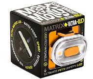 Max & Molly Matrix Ultra LED Cube, bezpečnostné svetlo, oranžové - Svetlo na obojok