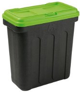 Granule barrel Maelson Box for 20kg of Granules - Black-Green - 54 × 31 × 58cm - Barel na granule