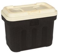 Maelson Box for 7.5kg of Granules - Black-beige - 41 × 25 × 33cm - Granule barrel