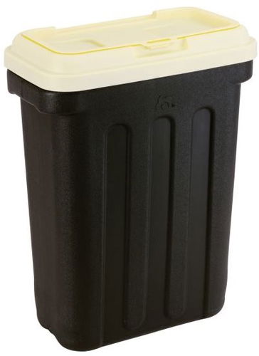 Maelson Box na granule pro 15 kg krmiva - černo-béžový - 41 × 25 × 56 cm - Barel na granule - Hlavní obrázek