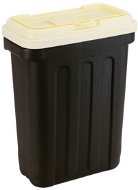Granule barrel Maelson Box for 15kg of Granules - Black-beige - 41 × 25 × 56cm - Barel na granule