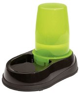 Maelson Miska na vodu so zásobníkom na 1 500 ml vody – čierno-zelená – 17 × 28 × 23 cm - Miska pre psa
