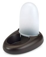 IMAC Designer Bowl for Water and Granules, Plastic, 1500ml - Brown - L27 × W19 × H24cm - Dog bowl