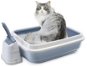 IMAC Cat Litter Tray with high edge and scoop - blue - L 59 × W 40 × H 28cm - Cat Litter Box