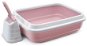 IMAC Cat Litter Tray with high edge and scoop - pink - L 59 × W 40 × H 28cm - Cat Litter Box