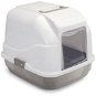 IMAC Krytý mačací záchod s uhlíkovým filtrom a lopatkou – béžový – D 50 × Š 40 × V 40 cm - Mačací záchod
