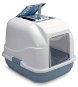 IMAC Indoor Cat Litter Tray with carbon filter and scoop - blue - L 50 × W 40 × H 40cm - Cat Litter Box