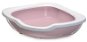 IMAC Cat Litter Tray with high edge - pink - L 51 × W 51 × H 15.5cm - Cat Litter Box