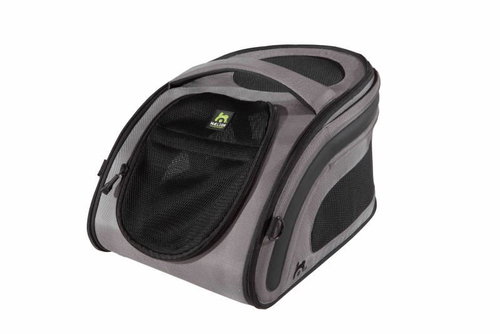 Maelson Nylon Crate for Small Dogs and Cats - Anthracite - 52 × 30 × 30cm - Dog Carriers - Main image