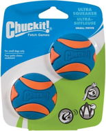 Loptička pre psov Chuckit! Ultra Squeaker Ball Small – 2 na karte - Míček pro psy