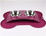 Janette Pets Exclusive Set 2x 385ml, violet - Dog bowl