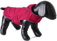 Obojstranný kabát pre psov Doodlebone Tweedie Raspberry/Navy XL - Oblečenie pre psov