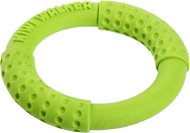 Kiwi Walker Házecí a plovací kruh z TPR pěny, zelená, 18 cm - Hračka pro psy