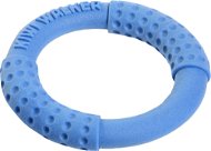 Kiwi Walker Házecí a plovací kruh z TPR pěny, modrá, 18 cm - Hračka pro psy