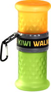 Kiwi Walker Travel Bottle 2-in-1, orange-green, 750+500ml - Travel Bottle for Cats and Dogs