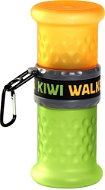 Kiwi Walker Cestovná fľaša 2in1 750 + 500 ml oranžovozelená - Cestovná fľaša pre psov a mačky