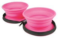 Kiwi Walker Travel Bowl, Pink, 350ml - Travel Bowl for Dogs and Cats