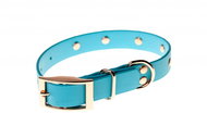 Biothan Collar with Studs - Blue, Width of 20mm, Circumference of 30cm - Dog Collar