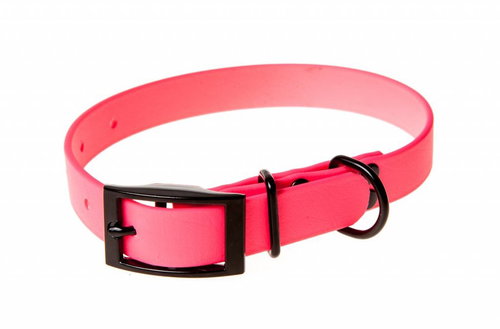 Biothane Flat Collar Beta - Pink, Width of 19mm, Circumference of 30cm - Dog Collar - Main image