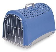 IMAC Plastic Dog and Cat Crate - Blue - L 50 x W 32 x H 34,5cm - Dog Carriers