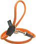 Dogs & Horses Rolled Leather Orange, 1.3m - Lead