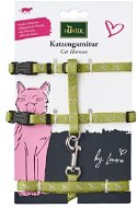Hunter Cat Harness with Leash by Laura, Green - Harness