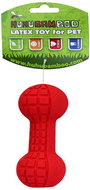 Huhubamboo Dumbbell, Red 14cm - Dog Toy