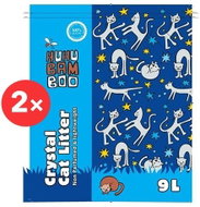 Huhubamboo silicate bedding 2 × 9 l - Cat Litter