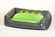 Kiwi Walker Running Dog Bed made of Orthopedic Foam, size S, Green - Pet Bed
