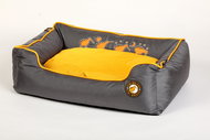 Kiwi Walker Running Dog Bed made of Orthopedic Foam, size XXL, Orange - Pet Bed