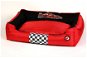 Kiwi Walker Racing Formula Dog Bed made of Orthopedic Foam, size M, Red - Bed