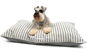 Grey Striped Pillow Bed, 60×80cm - Bed