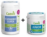 Canvit Chondro Super 230 g + Canvit Junior 100 g zdarma - Kĺbová výživa pre psov