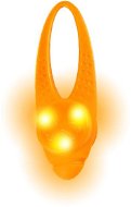 LaRoo LED blikajúci prívesok silikón oranžový - Svetlo na obojok