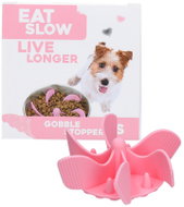 Eat Slow Live Longer zpomalovací spirála do misky růžová S - Dog Bowl