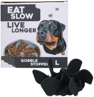 Eat Slow Live Longer zpomalovací spirála do misky šedá L - Dog Bowl