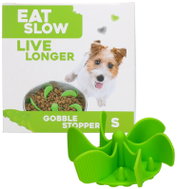 Eat Slow Live Longer zpomalovací spirála do misky zelená S - Dog Bowl