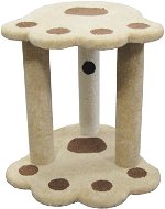 Senful Škrabadlo Tlapka s hračkou béžovo hnědé 54 × 50 × 50 cm - Škrabadlo pro kočky