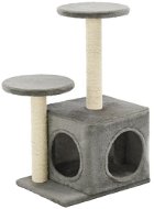 Shumee Cat Scratcher with Sisal Posts Grey 40 × 30 × 60cm - Cat Scratcher