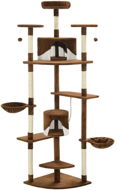 Shumee Cat Scratcher with Sisal Column White and Brown 203cm - Cat Scratcher