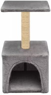 Shumee Cat Scratcher with Sisal Posts Grey 30 × 30 × 55cm - Cat Scratcher