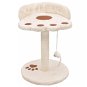 Shumee Cat Scratcher with Sisal Posts Beige-brown with Mouse 30 × 30 × 40cm - Cat Scratcher