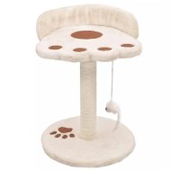 Shumee Cat Scratcher with Sisal Posts Beige-brown with Mouse 30 × 30 × 40cm - Cat Scratcher