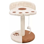 Shumee Cat Scratcher with Sisal Posts Brown-beige with Mouse 30 × 30 × 40cm - Cat Scratcher