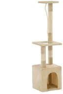 Shumee Cat Scratcher with Sisal Posts Beige 30 × 30 × 109cm - Cat Scratcher